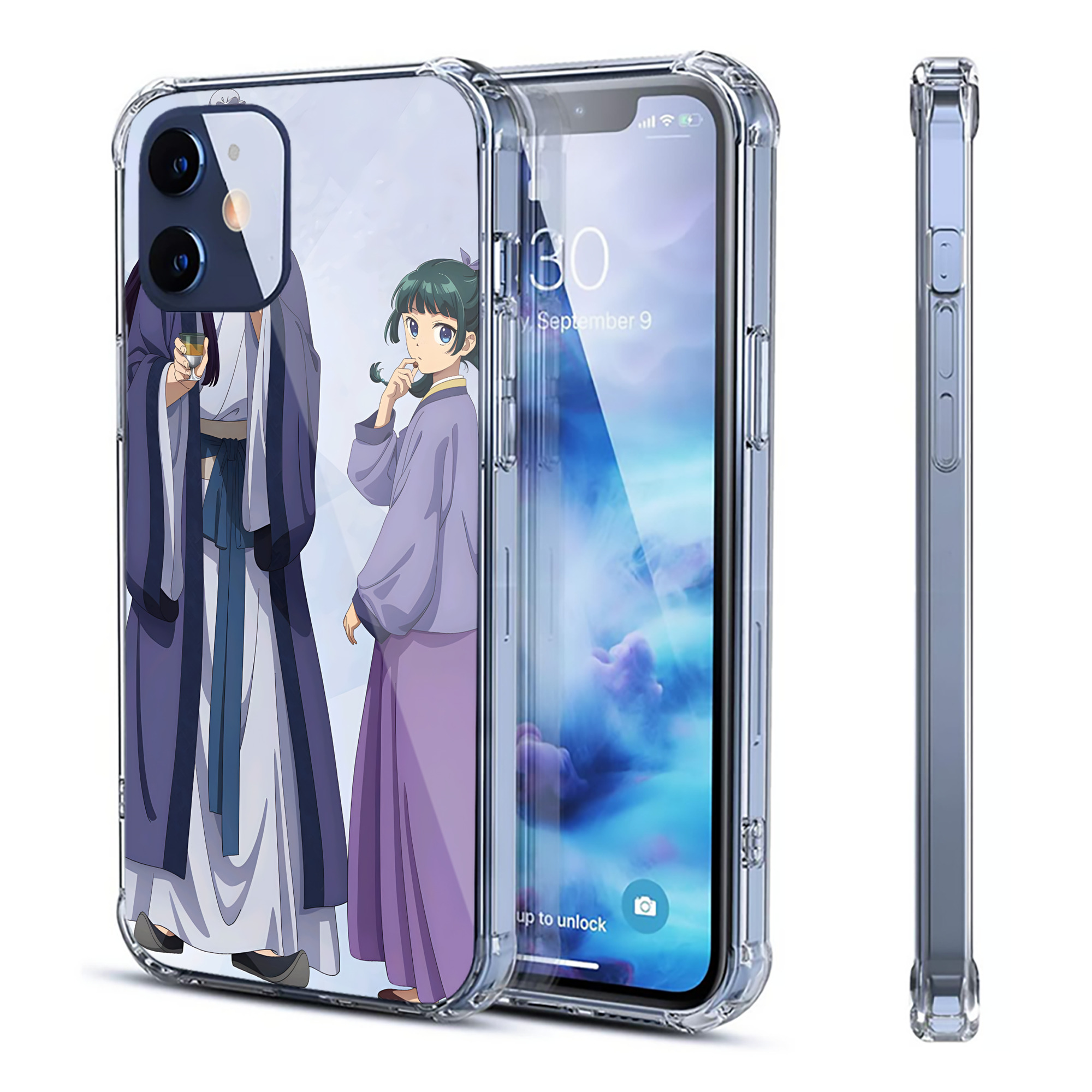 （画像用） 薬屋のひとりごと The Apothecary Diaries 【iPhone 12シリーズ対応】透明スマホケース（クリアソフトケース）